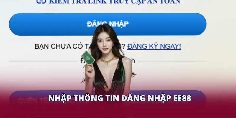 Nhập thông tin đăng nhập EE88